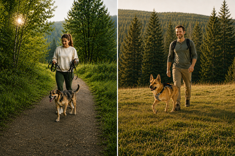 Traditional Dog Leash vs. Built-In Retractable Leash and Harness: A Better Way to Walk Your Dog